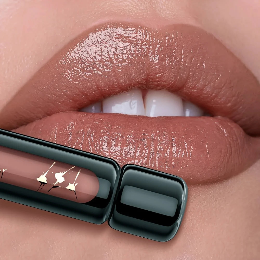 Gloss à lèvres mat velouté de luxe, longue tenue, non collant, waterproof, cadeau idéal pour elle, cadeau parfait pour la fête des mères