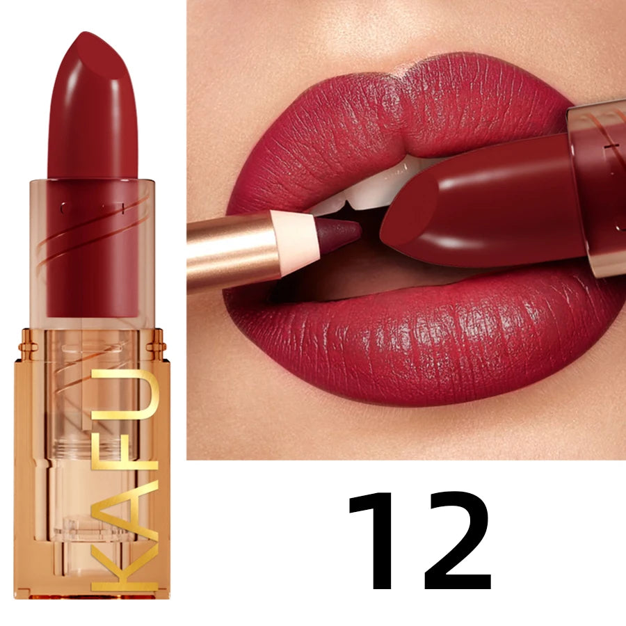 Rouge à lèvres mat 14 couleurs, longue tenue, fini velours, maquillage mat et lisse, encre à lèvres, cadeau pour femme, gloss
