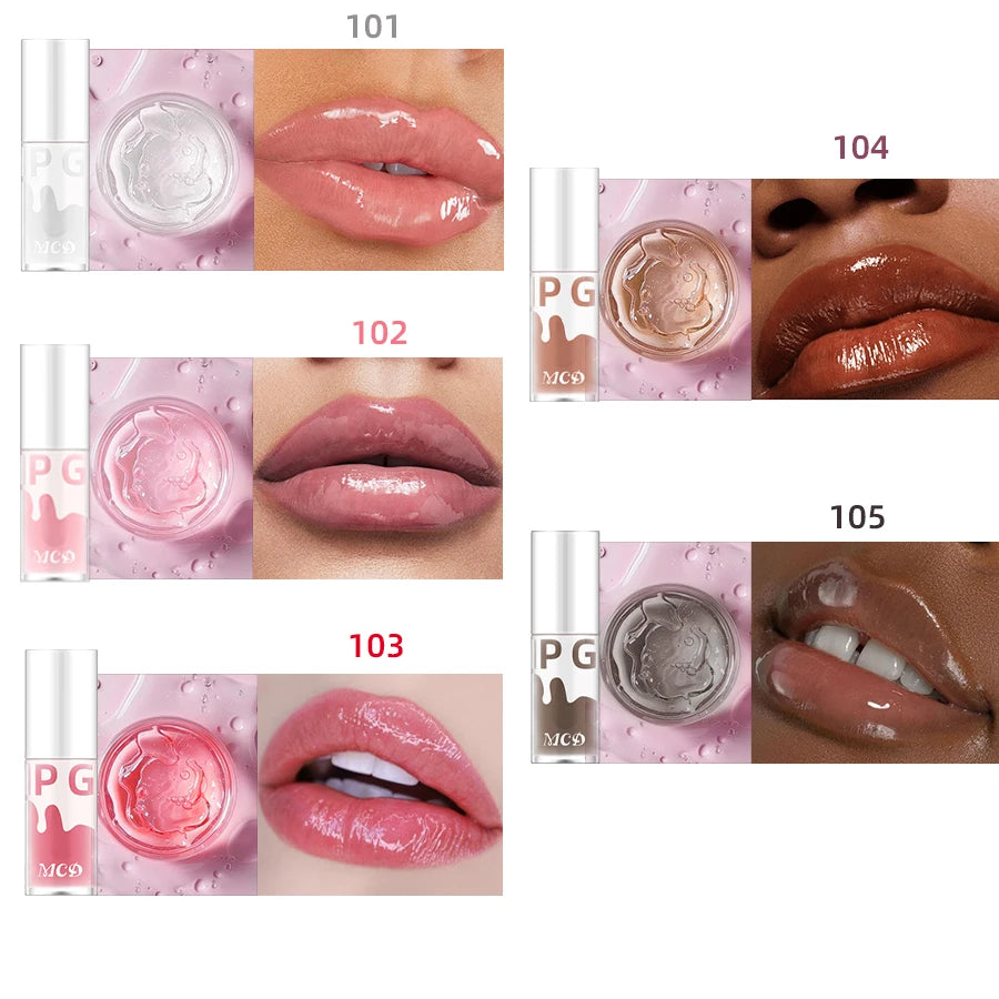 Huile à lèvres hydratante Crystal Jelly, gloss repulpant, soin des lèvres, maquillage, baume à lèvres, rouge à lèvres liquide coréen, 5 couleurs