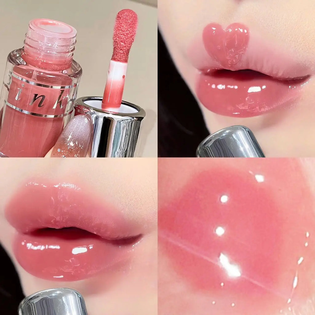 Gloss à lèvres photosensible, longue tenue et hydratant, couleur intense, rouge à lèvres liquide automne-hiver, soin des lèvres, cosmétique femme, cadeau Saint-Valentin ou Noël