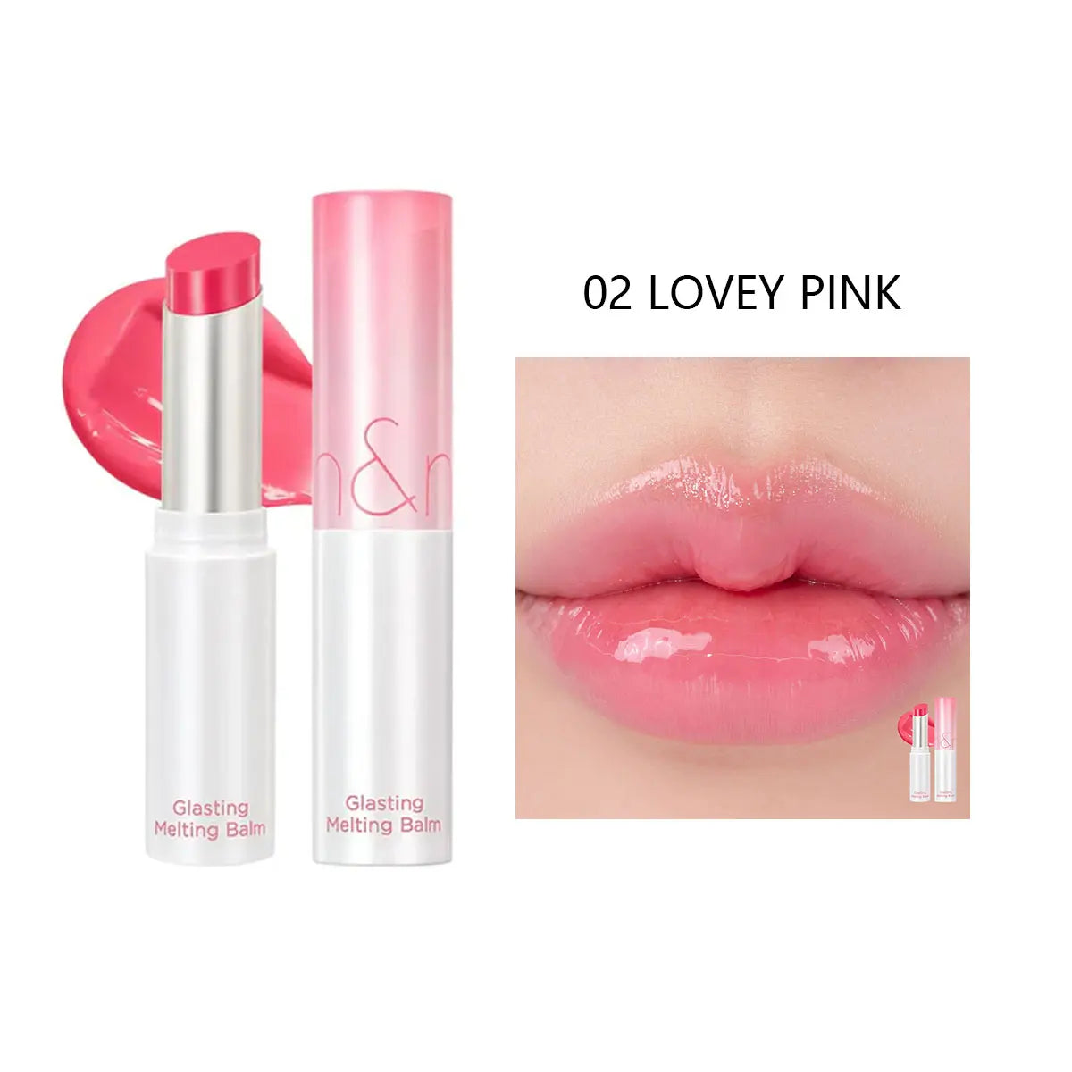 Baume fondant brillant rom&nd (01-09), Toucher doux, Fini brillant non collant, Fraîcheur garantie, Collection Festive, K-Beauty, Maquillage